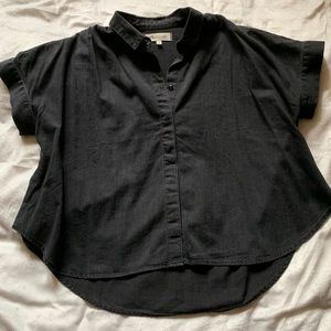 Madewell Denim Crop Shirt